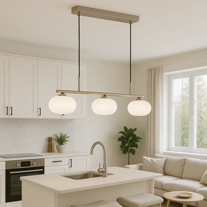 Lampa Wisząca Bauhaus 3-Głowicowa Z Regulacją Wysokości – Nowoczesna Lampa Do Salonu I Jadalni
