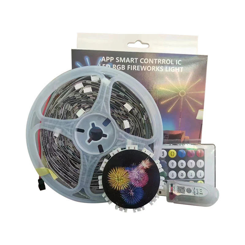 Led Light Strip 5V Colorful USB Fireworks Light Smart App Infrared Decoration Rgb Atmosphere Light with Bluetooth Voice Control Wine