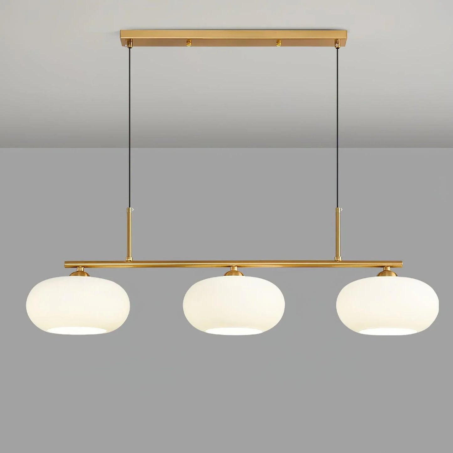 Lampa Wisząca Bauhaus 3-Głowicowa Z Regulacją Wysokości – Nowoczesna Lampa Do Salonu I Jadalni
