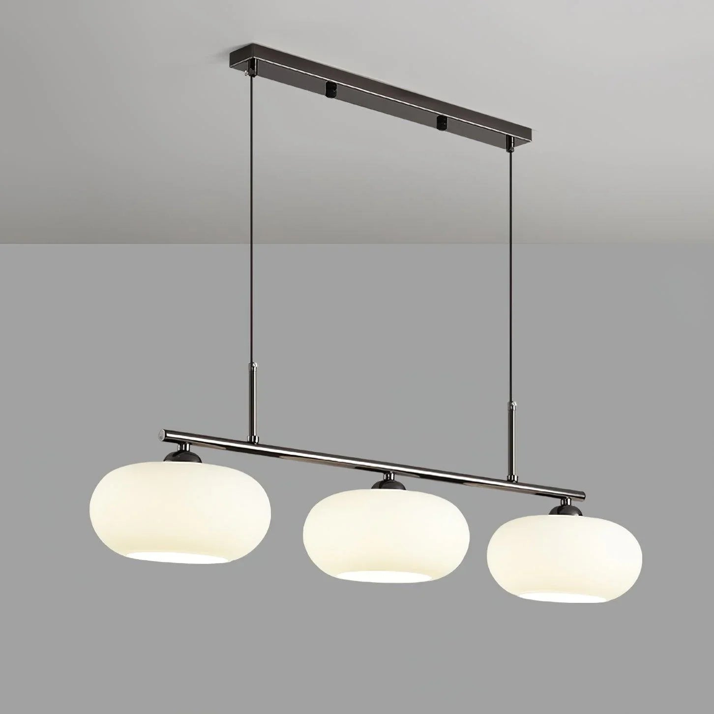 Lampa Wisząca Bauhaus 3-Głowicowa Z Regulacją Wysokości – Nowoczesna Lampa Do Salonu I Jadalni