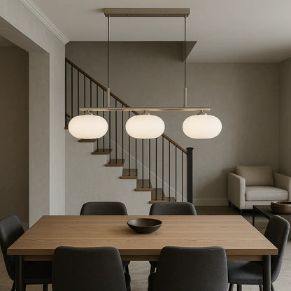 Lampa Wisząca Bauhaus 3-Głowicowa Z Regulacją Wysokości – Nowoczesna Lampa Do Salonu I Jadalni