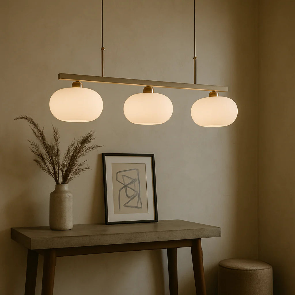 Lampa Wisząca Bauhaus 3-Głowicowa Z Regulacją Wysokości – Nowoczesna Lampa Do Salonu I Jadalni
