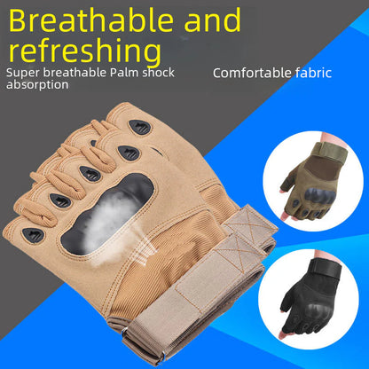 Men'S Soft Shell Protective Palm Pad Combat Training Anti-Slip Military Enthusiast