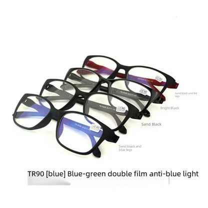 Blue Light and Radiation Blocking Computer Glasses, Fashionable Sports Design, Screw-Free Presbyopia Glasses