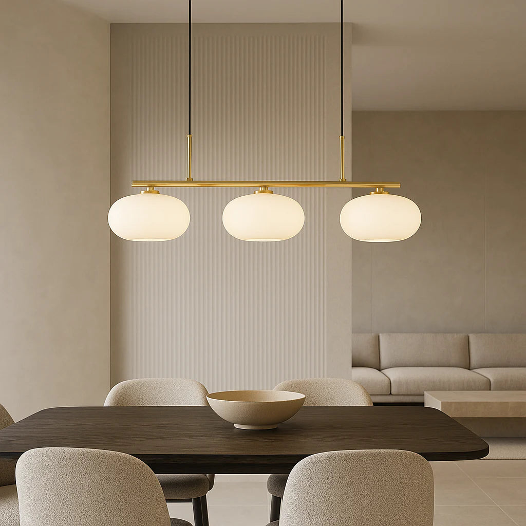 Lampa Wisząca Bauhaus 3-Głowicowa Z Regulacją Wysokości – Nowoczesna Lampa Do Salonu I Jadalni