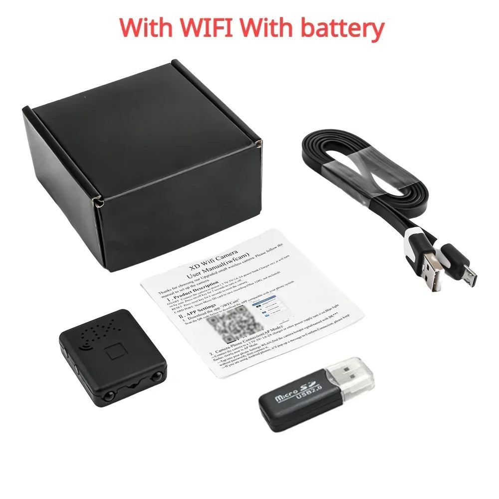 Norvex – Mini Wifi Beveiligingscamera Met Nachtzicht En Bewegingsdetectie