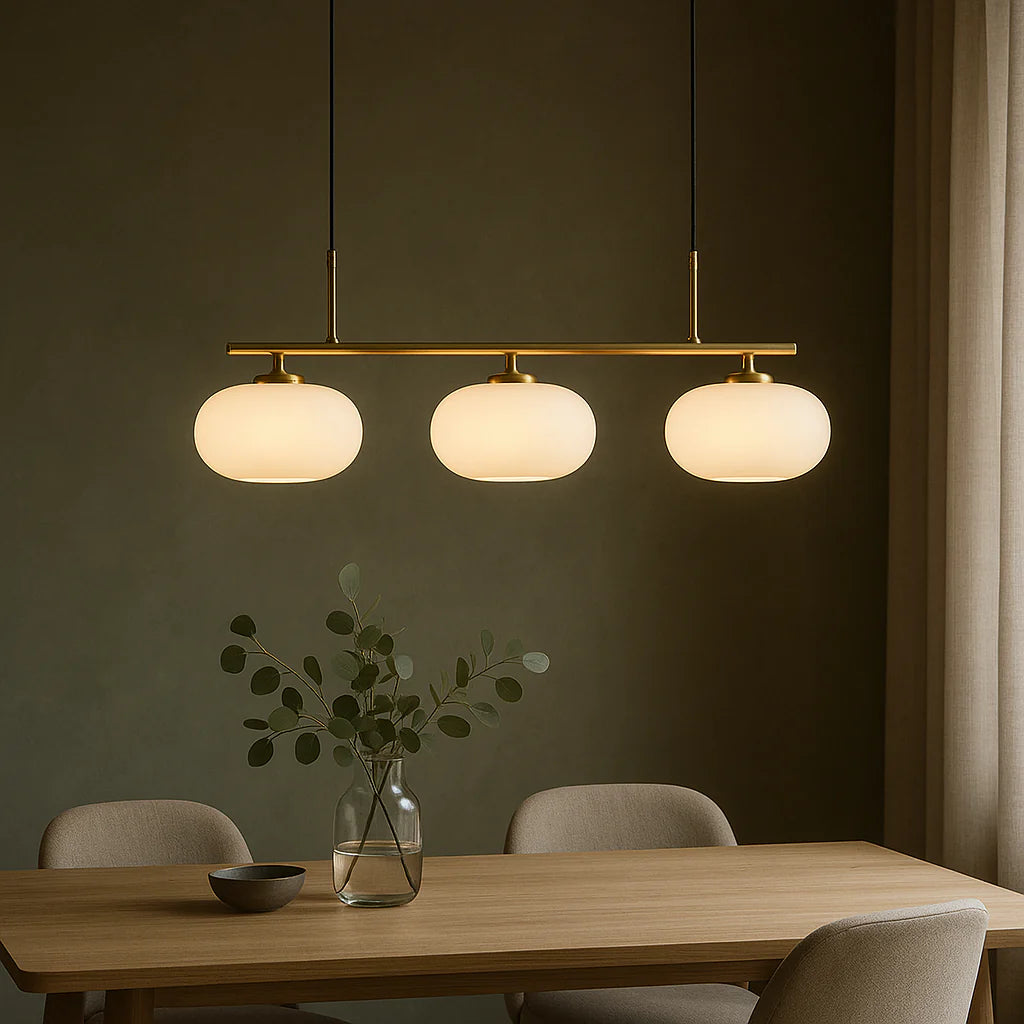 Lampa Wisząca Bauhaus 3-Głowicowa Z Regulacją Wysokości – Nowoczesna Lampa Do Salonu I Jadalni