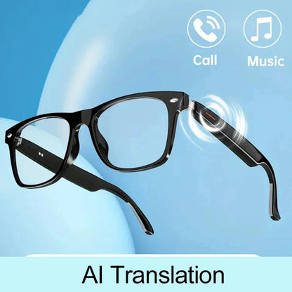 2025 New Smart Glasses Ai Translation 100+ Languages Real Time Bluetooth Music Sunglasses Men Women