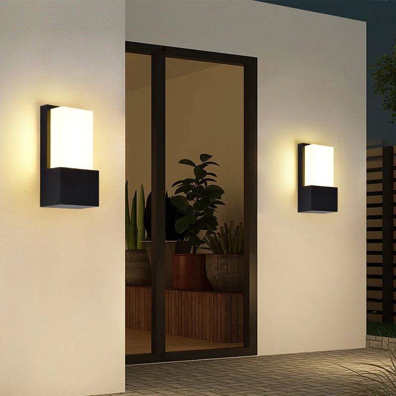 Cross-Border Waterproof Outdoor Wall Lamp Led Aisle Stair Courtyard Door Lamp Indoor Corridor Bedroom Simple Wall Lamp
